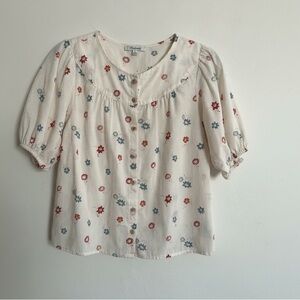 Elegant Floral Print Blouse